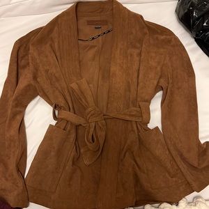 Blank NYC Tan Swede Jacket